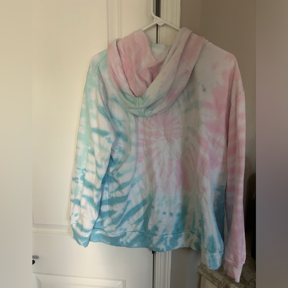 No boundaries tie dye Hoodie Sweatshirt XXL Juniors - Picture 3 of 9